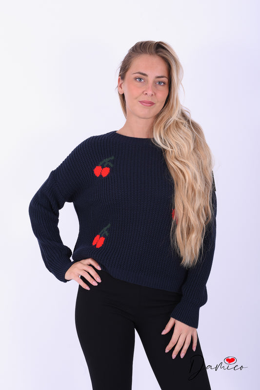 Maglione con ciliegie
