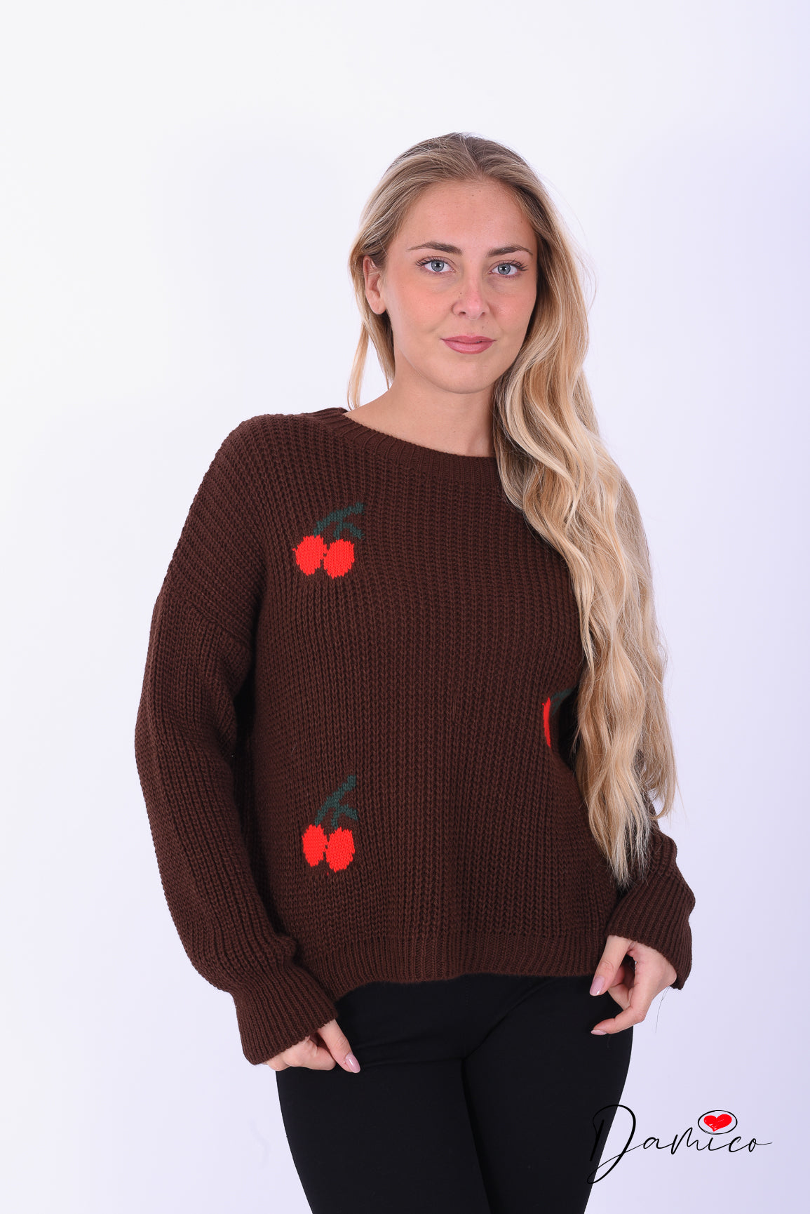 Maglione con ciliegie