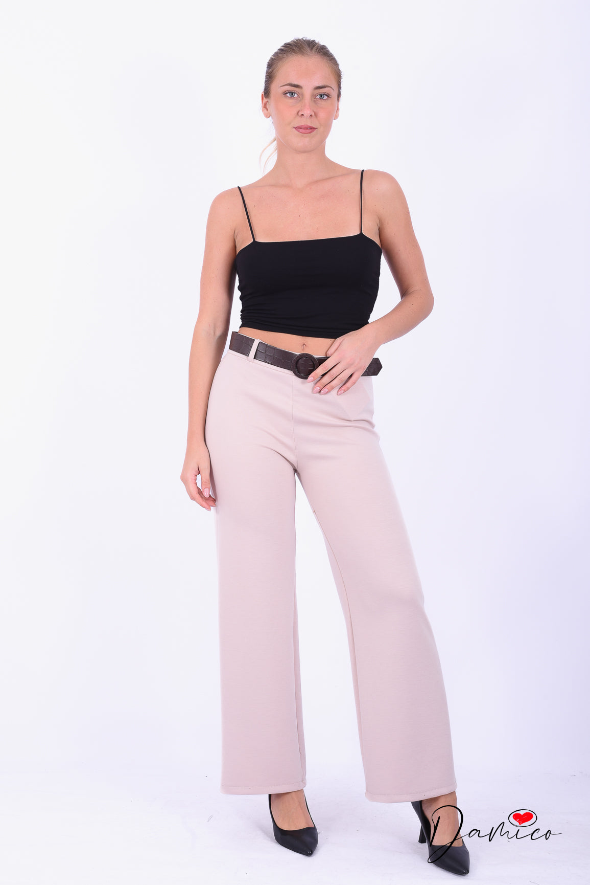 Pantalone cintura Animalier