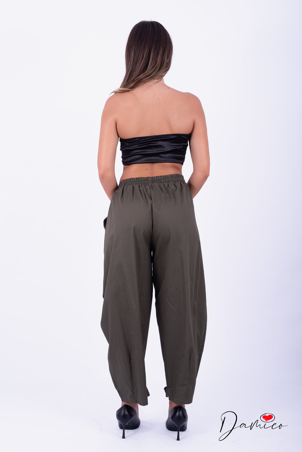 Pantaloni balloon pinces