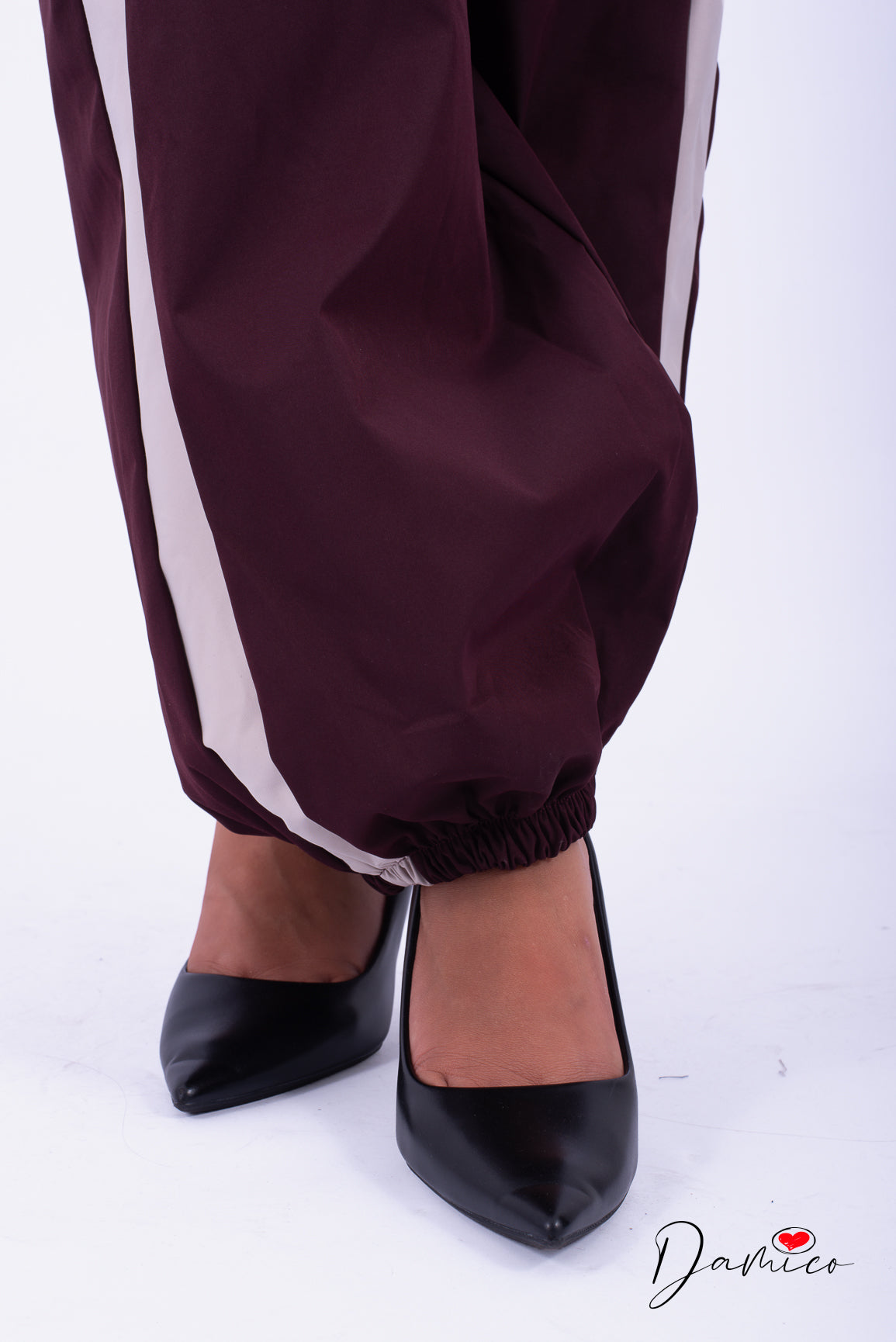 Pantaloni bicolor tek