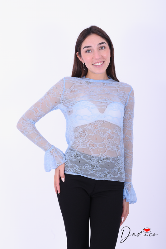 Maglia total pizzo