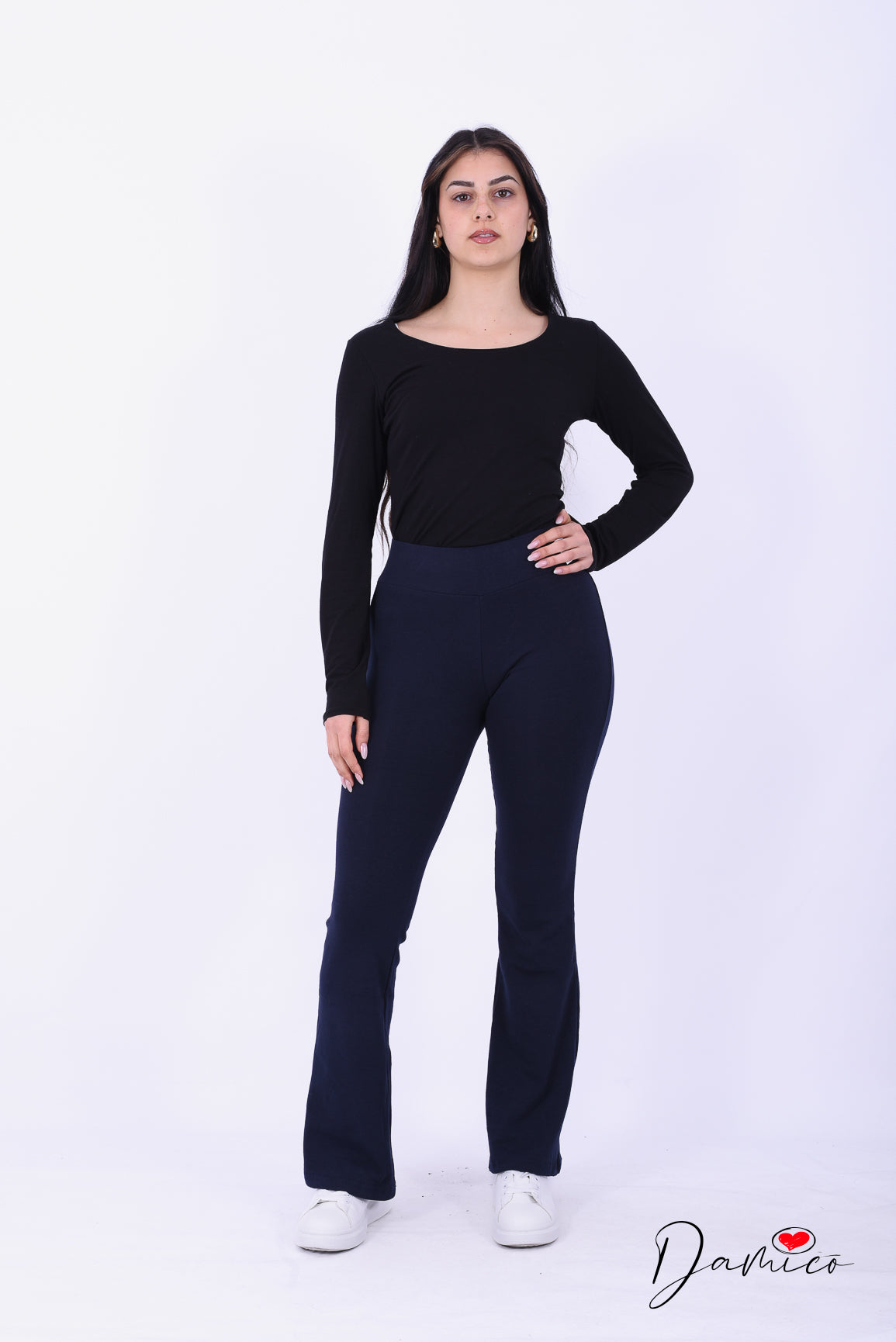 Leggins con fascia a zampa