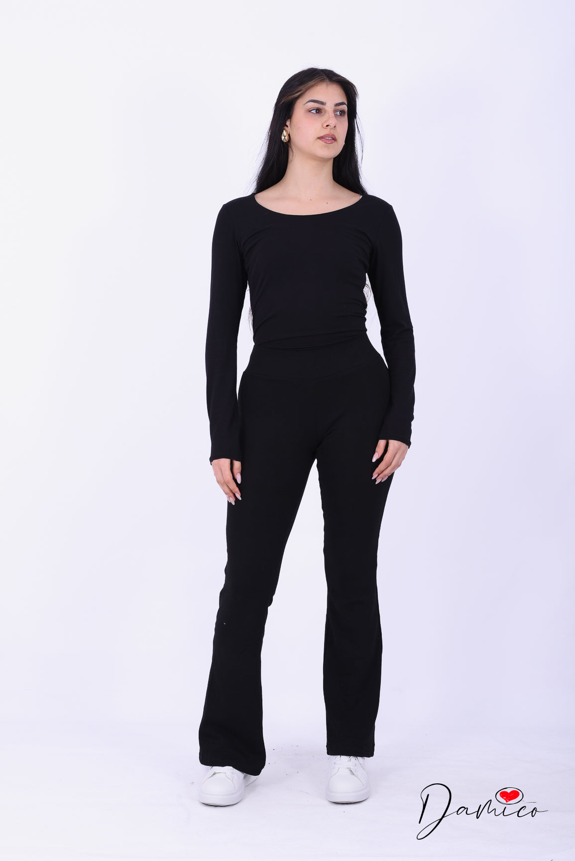 Leggins con fascia a zampa